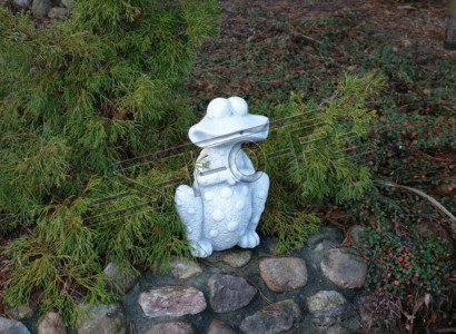 Garden Decoration Frog Patio Stone Figure Statue Decorative